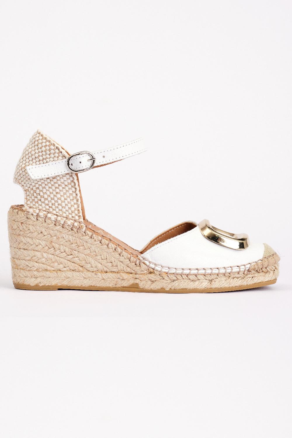 Fabiolas Alpargata Ambar Blanco