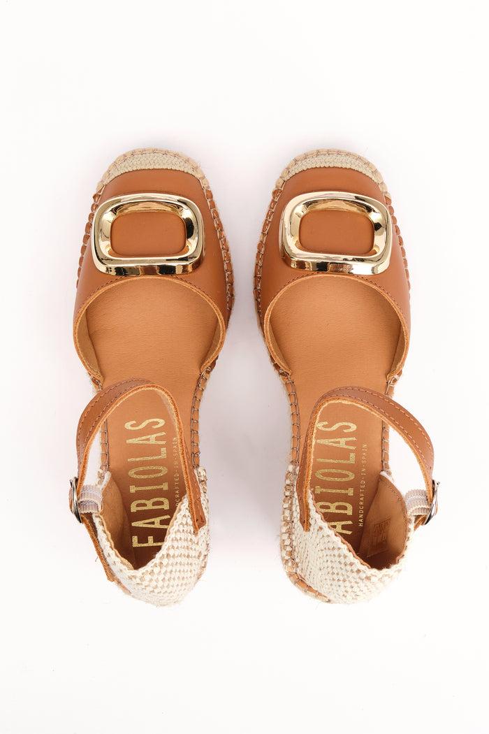 Fabiolas Alpargata Ambar Marrón