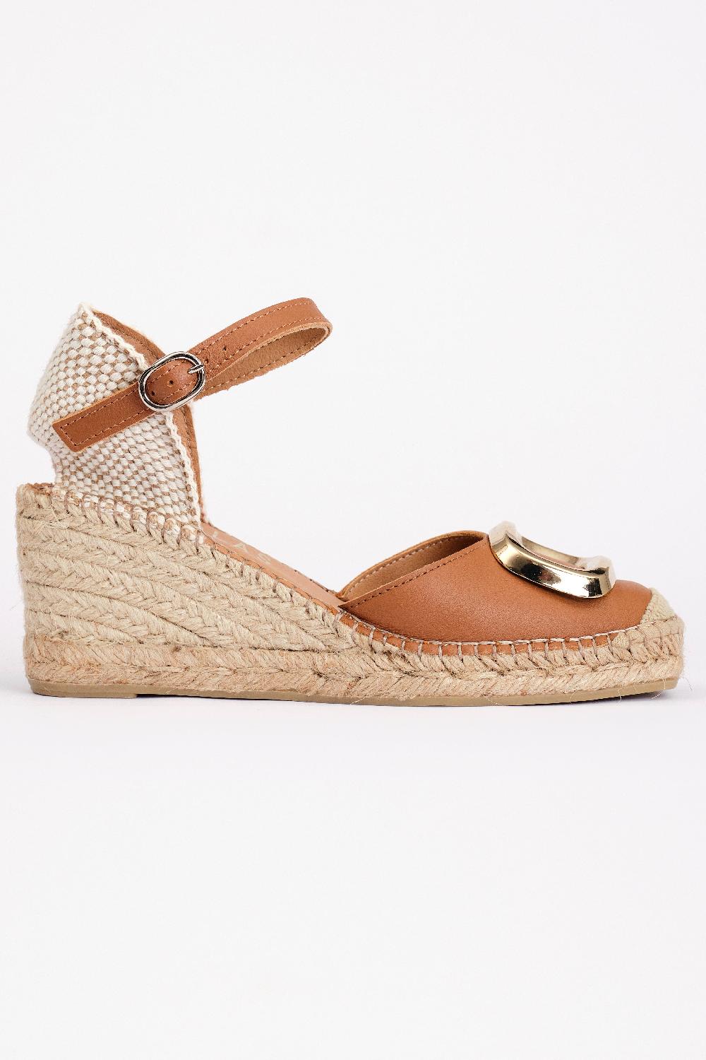 Fabiolas Alpargata Ambar Marrón