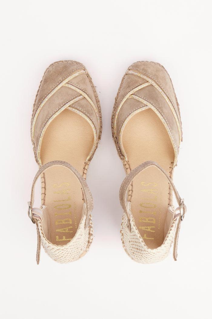 Fabiolas Alpargata Clara Gris