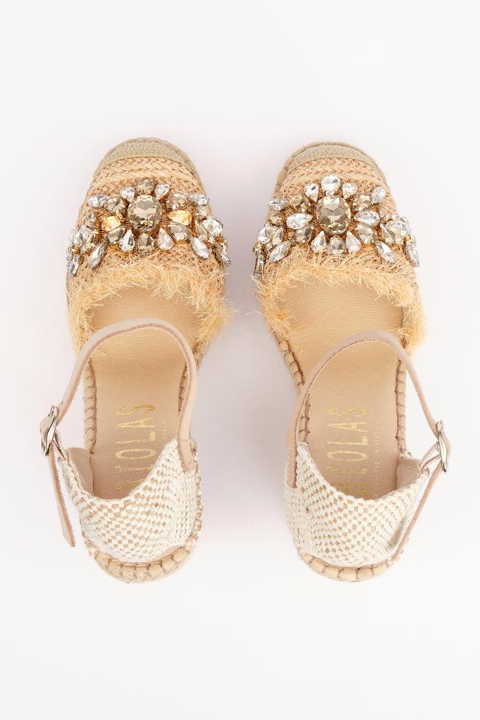 Fabiolas Alpargata Esplendor Beige