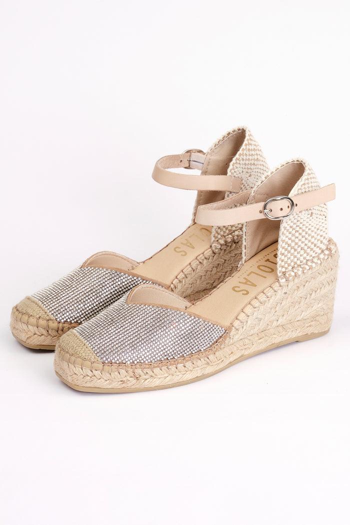 Fabiolas Alpargata Estilosa Beige