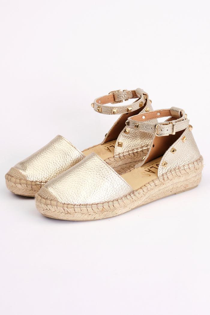 Fabiolas Alpargata Estilosa Oro