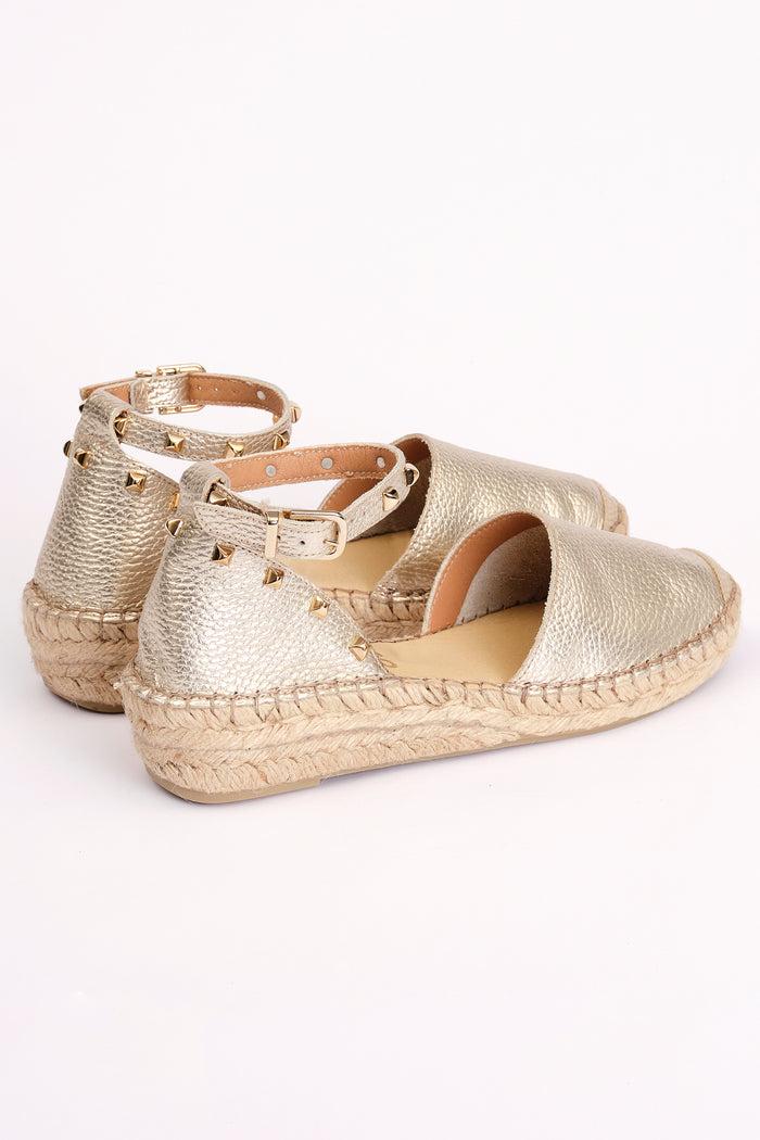 Fabiolas Alpargata Estilosa Oro