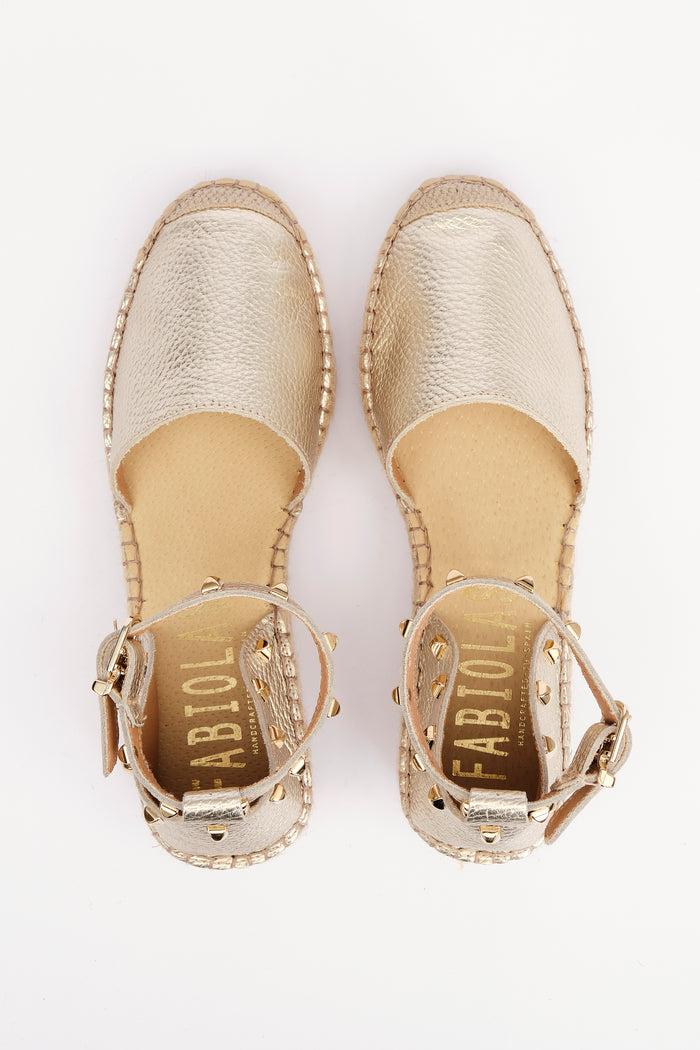 Fabiolas Alpargata Estilosa Oro