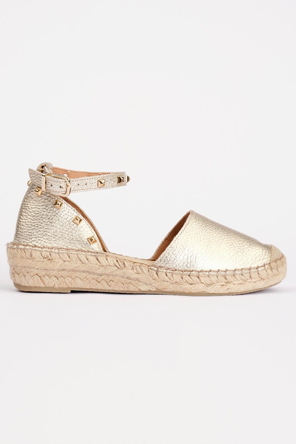 Fabiolas Alpargata Estilosa Oro