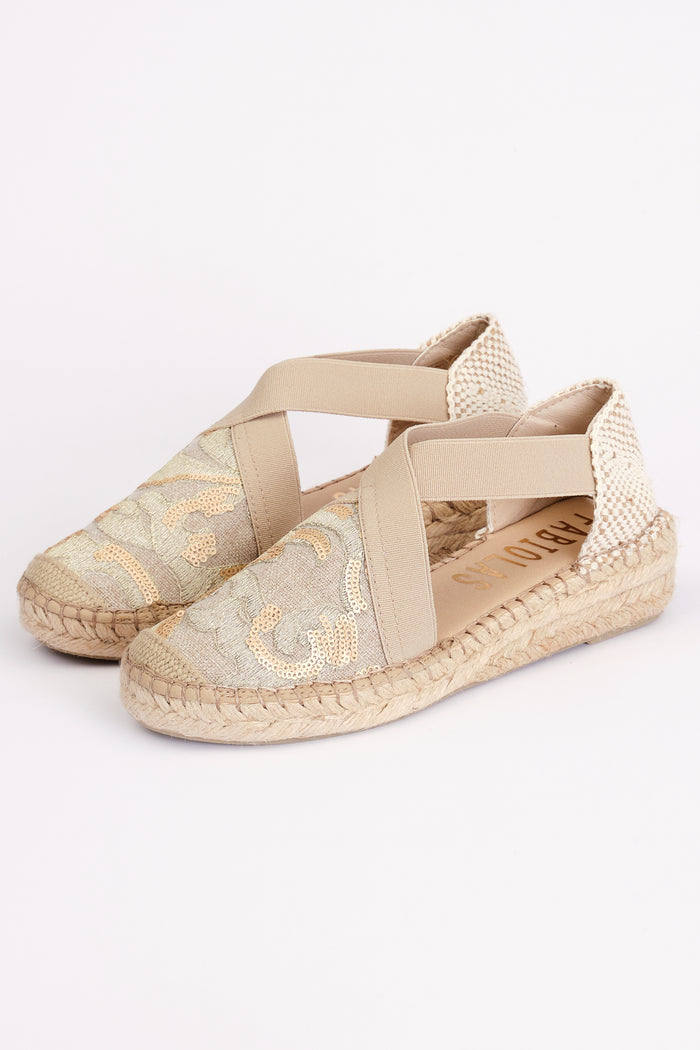 Fabiolas Alpargata Estrella Multi Beige