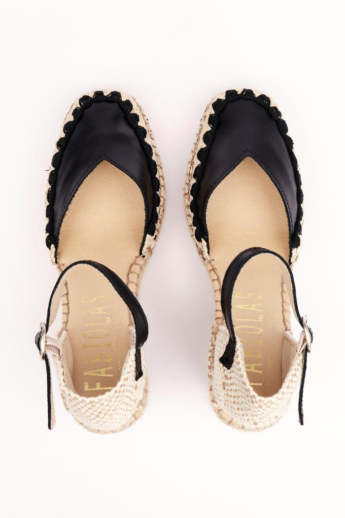 Fabiolas Alpargata Felicidad Negro