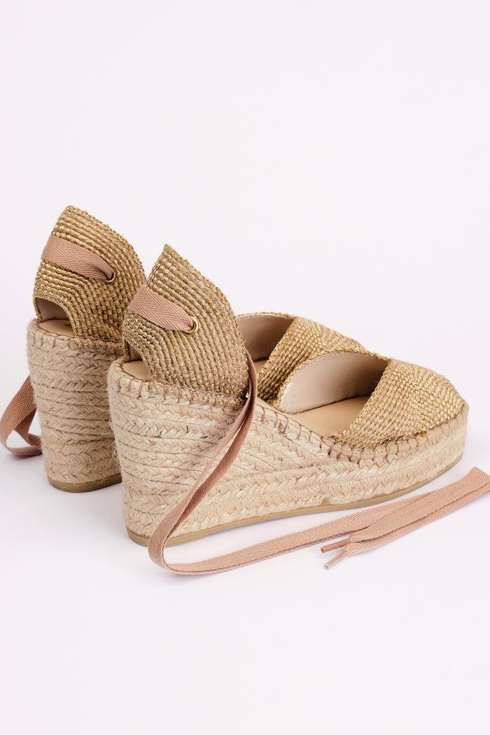 Fabiolas Alpargata Nieves Oro