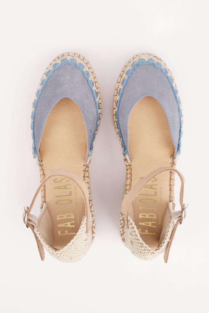 Fabiolas Alpargata Rocío Azul Cielo