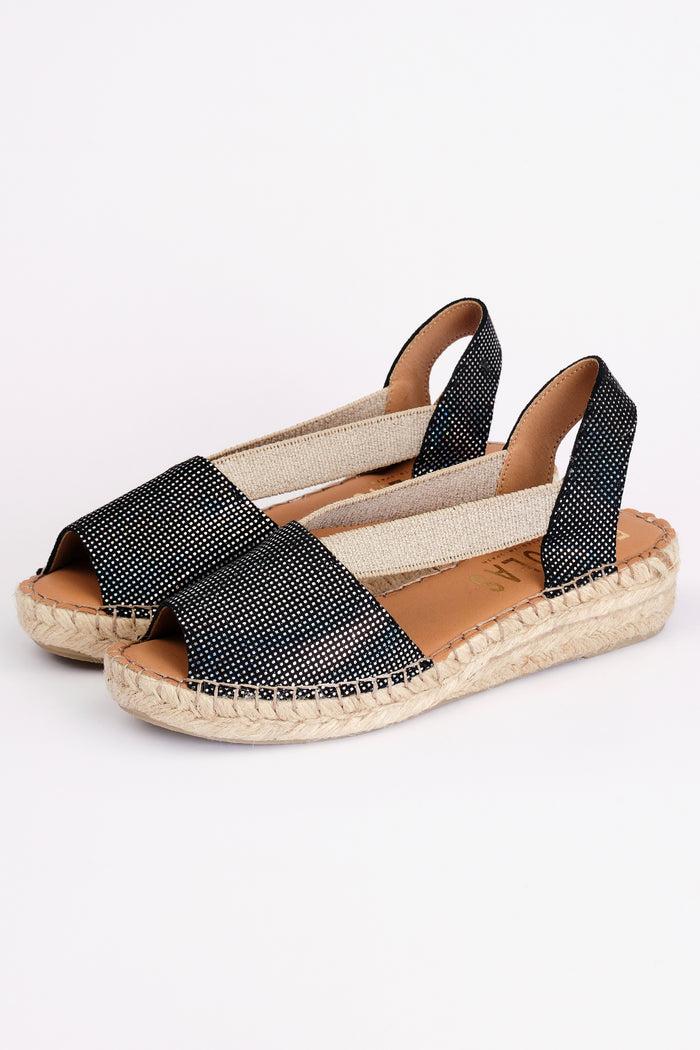 Fabiolas Sandalia Hermandaz Negro