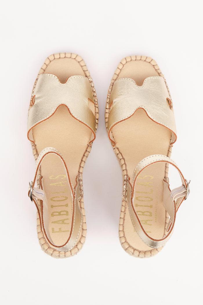 Fabiolas Sandalia Paqui Oro