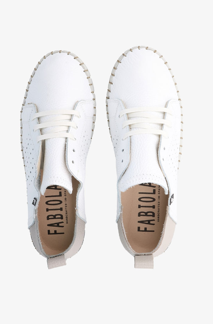 Fabiolas Sneaker JutHeras Blanco/Gris