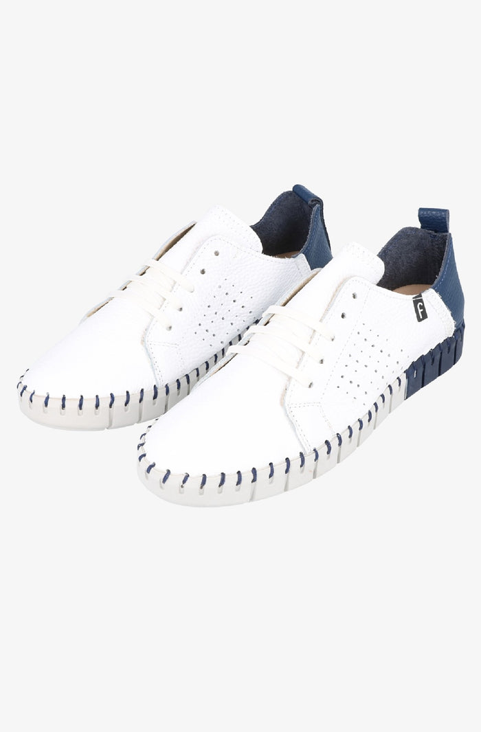 Fabiolas Sneaker JutHeras Blanco/Marino