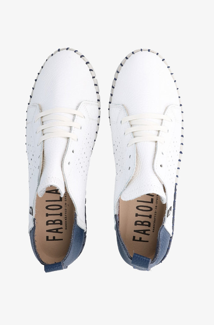 Fabiolas Sneaker JutHeras Blanco/Marino