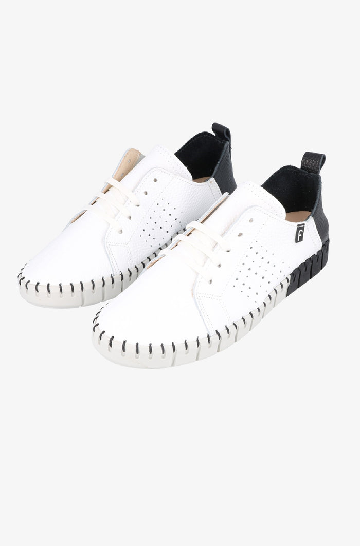 Fabiolas Sneaker JutHeras Blanco/Negro