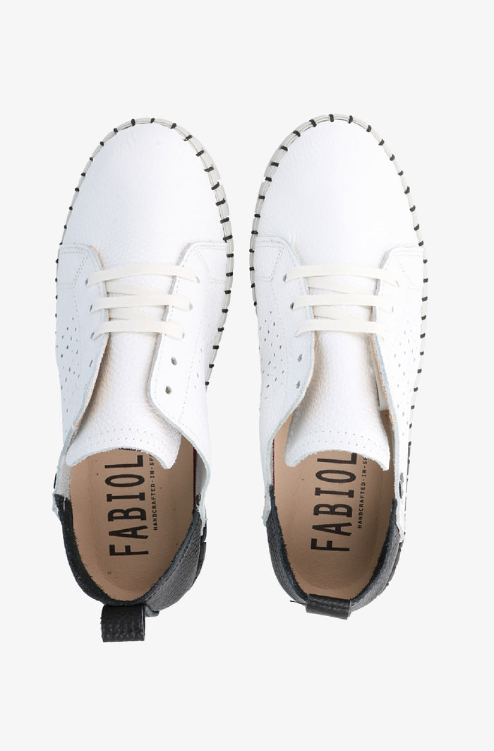 Fabiolas Sneaker JutHeras Blanco/Negro