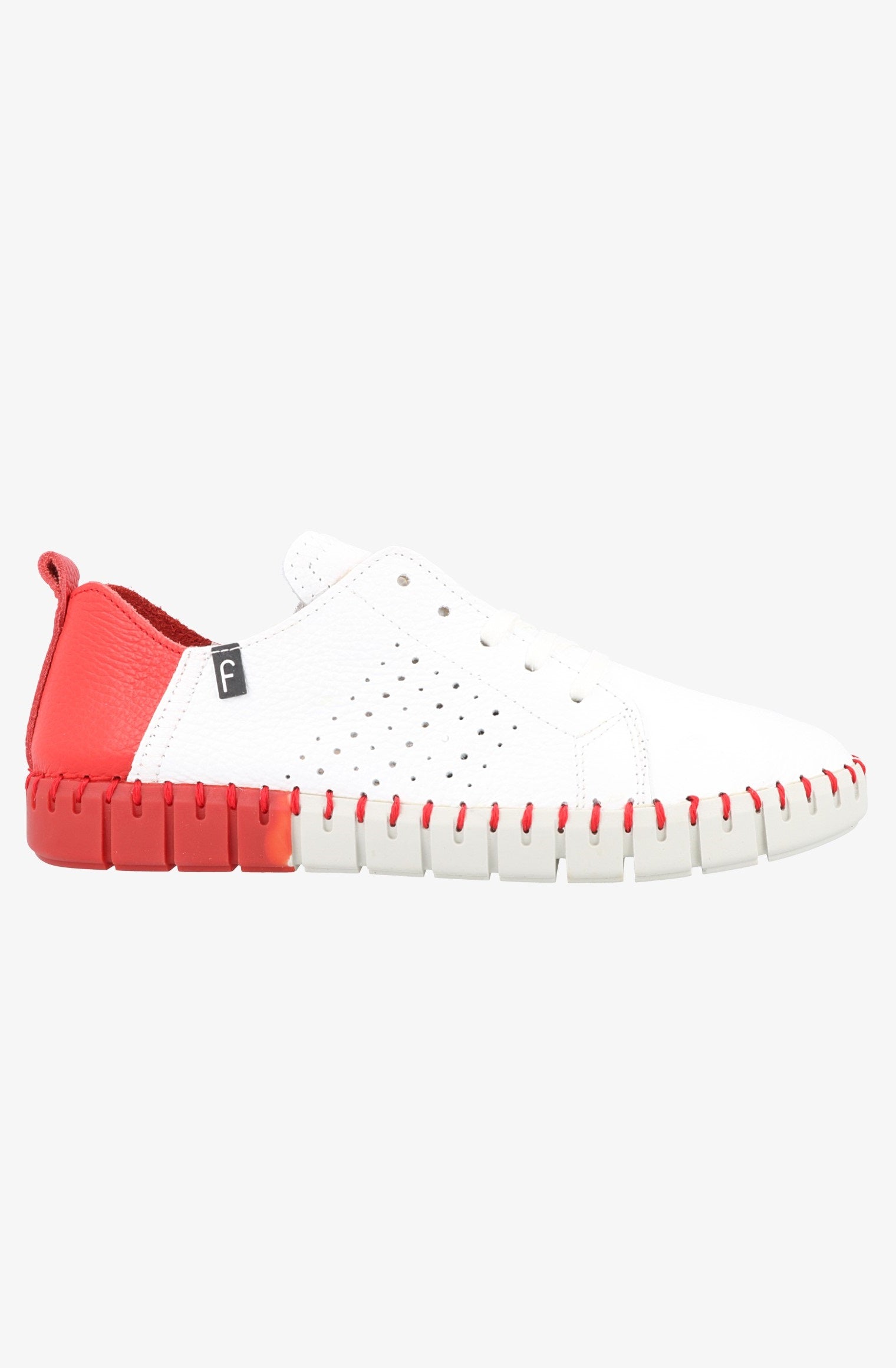 Fabiolas Sneaker JutHeras Blanco/Rojo