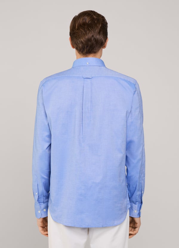 Façonnable Camisa Oxford Bolsillo Frontal Fit Regular