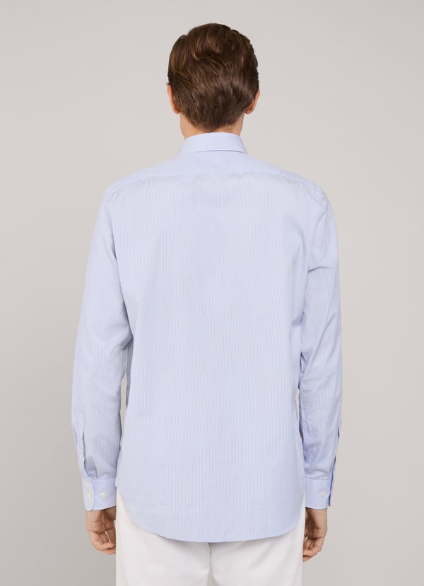 Façonnable Camisa Popelín Rayas Regimiento Fit Regular