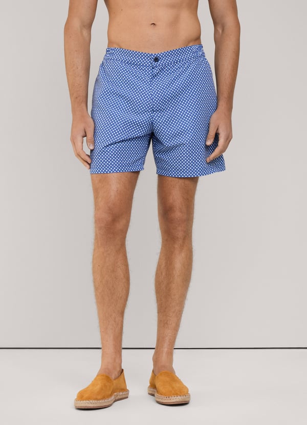 Façonnable Bañador Bermuda Detalles Geométricos