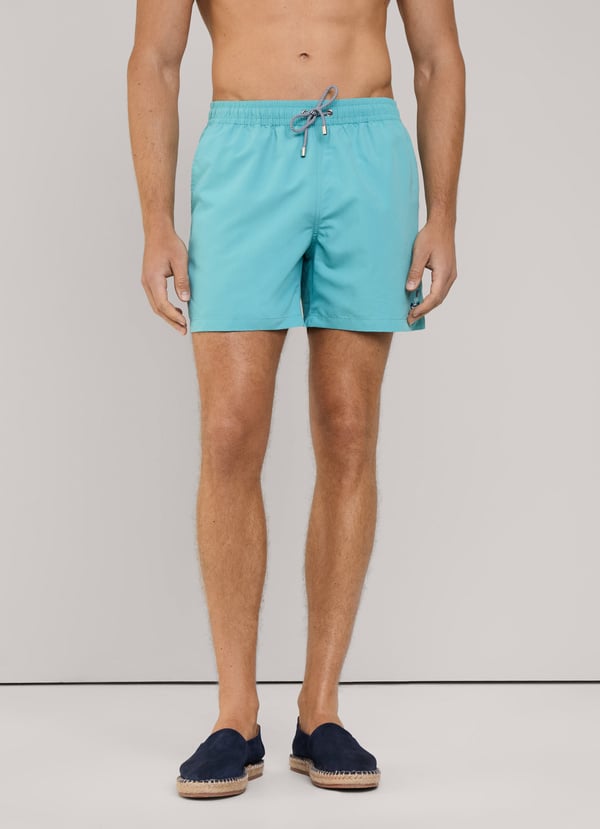 Façonnable Bañador Bermuda Pájaro Bordado