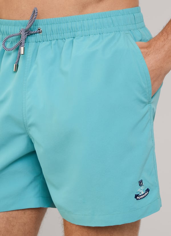 Façonnable Bañador Bermuda Pájaro Bordado