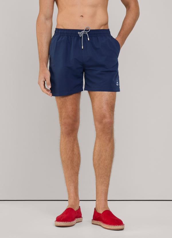 Façonnable Bañador Bermuda Pájaro Bordado