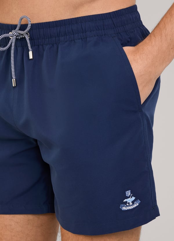 Façonnable Bañador Bermuda Pájaro Bordado