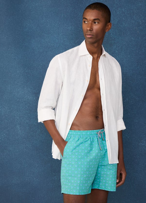 Façonnable bañador bermuda pajaros