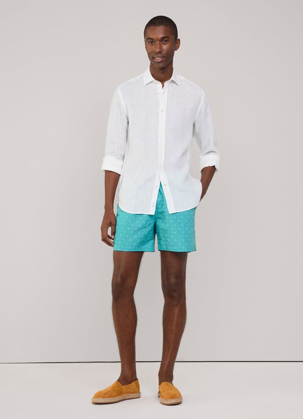 Façonnable Bañador Bermuda Pajaros