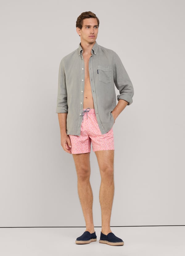 Façonnable bañador bermuda palmeras