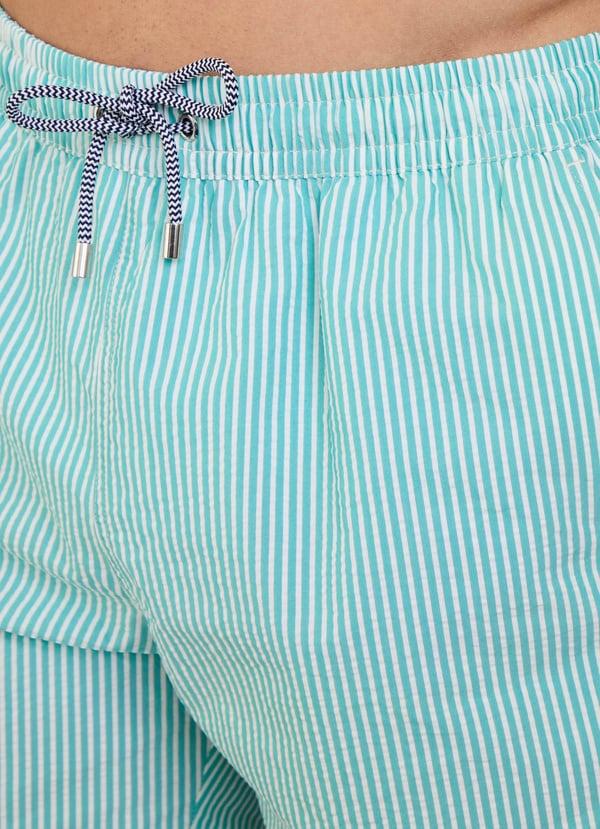 Façonnable Bañador Bermuda Seersucker Rayas