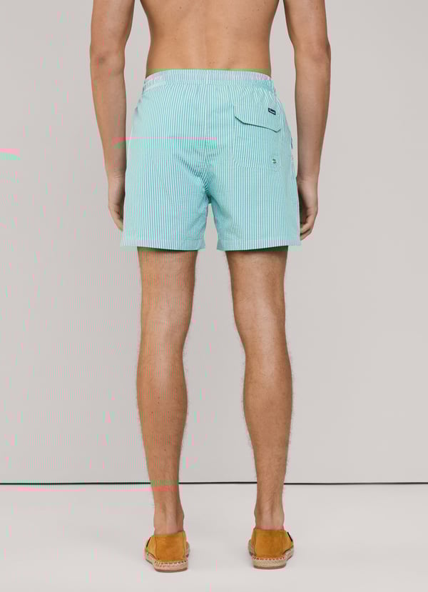 Façonnable Bañador Bermuda Seersucker Rayas