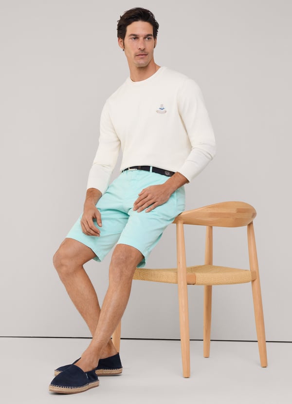 Façonnable bermuda chino elástica