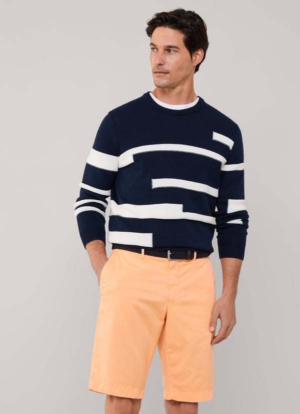 Façonnable bermuda chino elástica