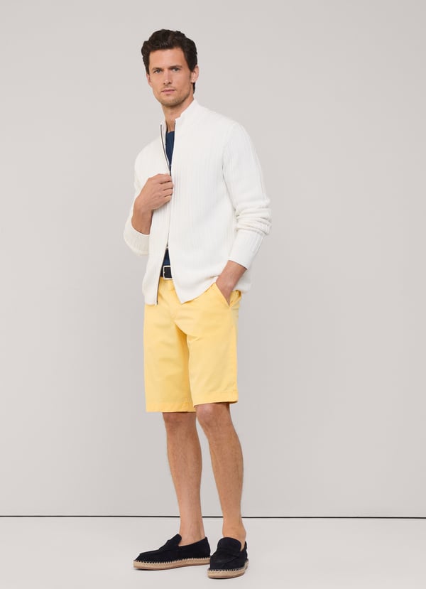 Façonnable bermuda chino elástica