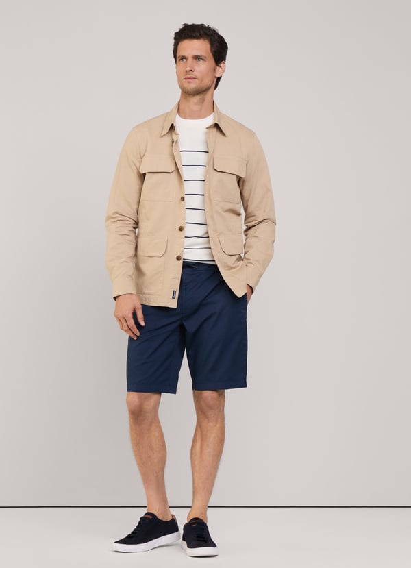 Façonnable bermuda con cordón en cintura