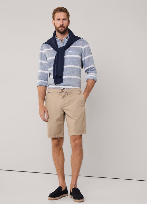 Façonnable bermuda con cordón en cintura