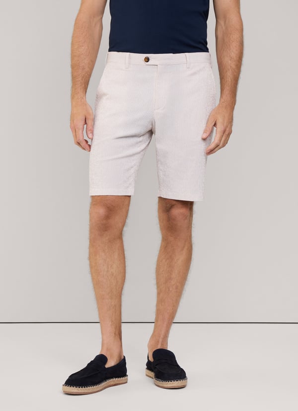 Façonnable Bermuda Seersucker De Rayas