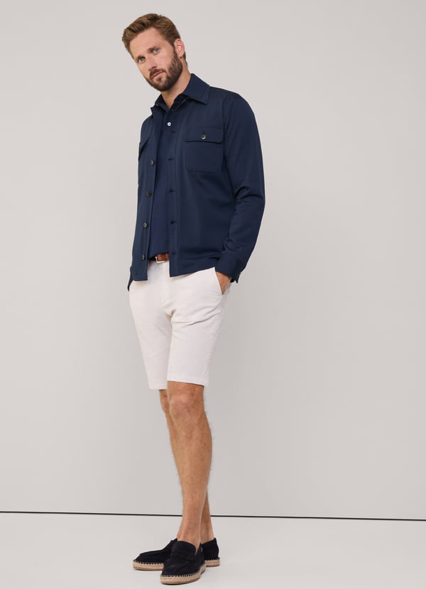 Façonnable bermuda seersucker de rayas