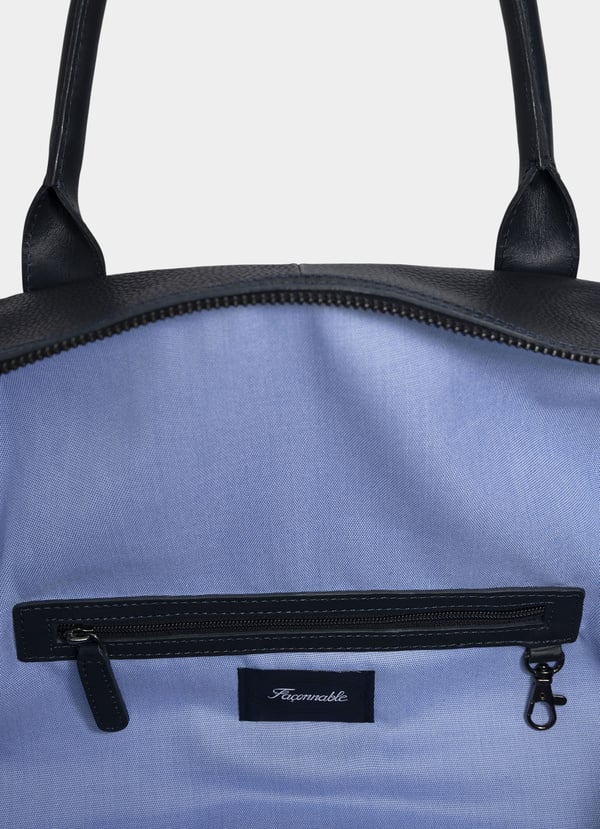 Façonnable Bolso De Viaje En Piel