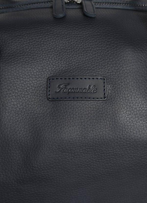 Façonnable Bolso De Viaje En Piel