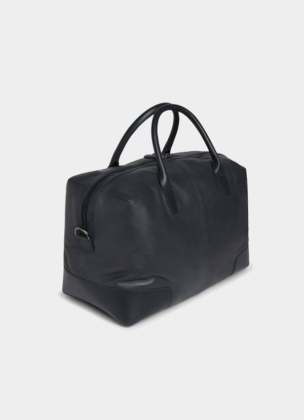 Façonnable Bolso De Viaje En Piel