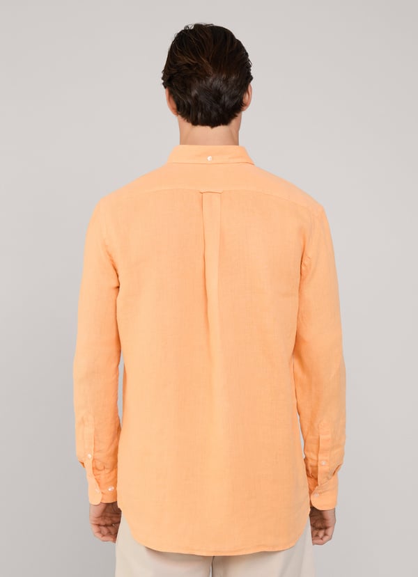 Façonnable Camisa De Lino Fit Regular