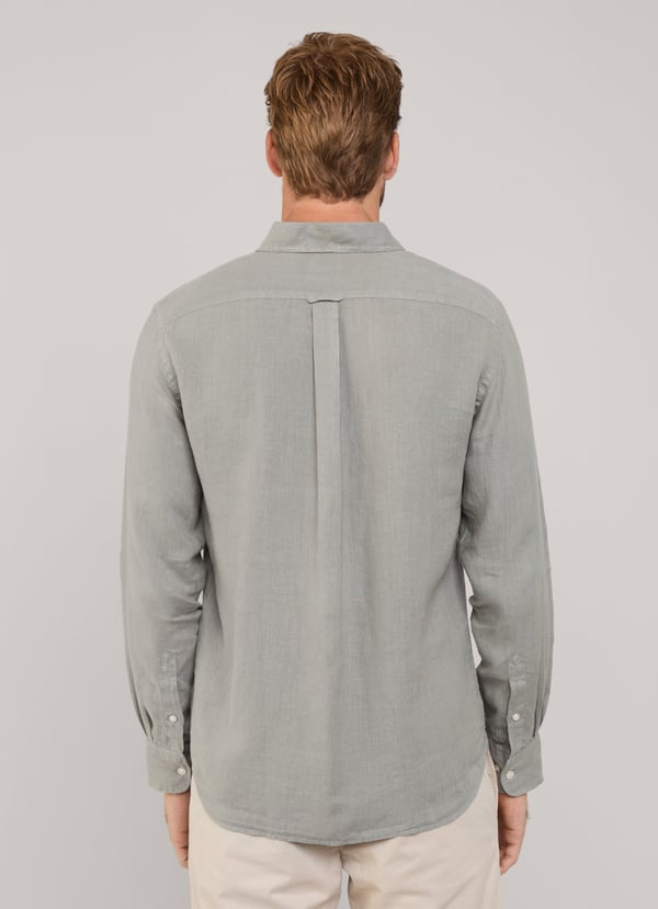 Façonnable Camisa De Lino Fit Regular