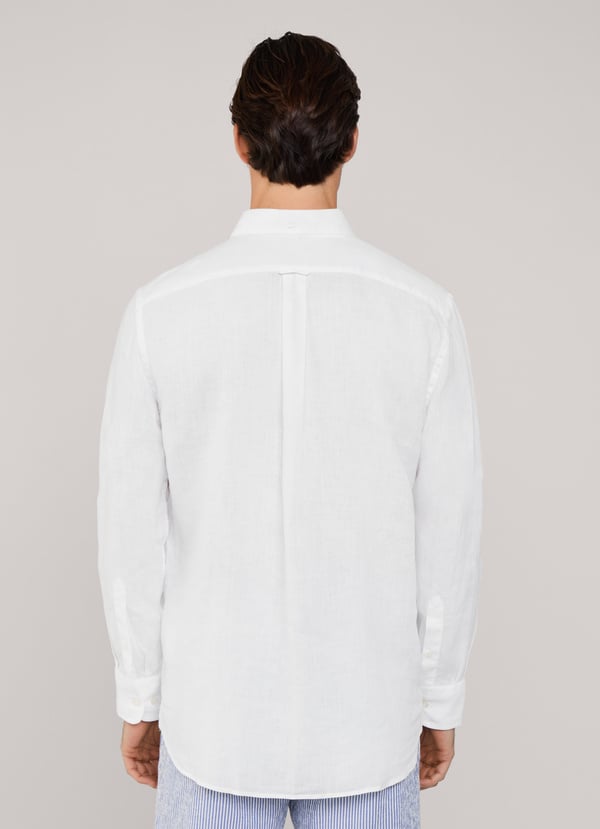 Façonnable Camisa De Lino Fit Regular