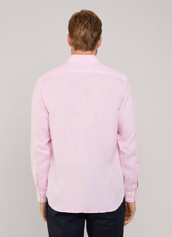 Façonnable Camisa De Lino Fit Regular