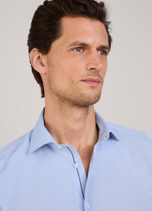 Façonnable Camisa Dobby Fit Regular