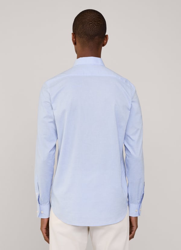 Façonnable Camisa Fil A Fil Fit Regular